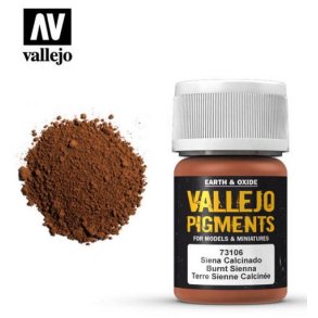Pigment pulver: Burnt Sienna