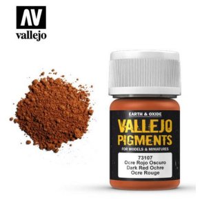 Pigment pulver: Dark Red Ocre