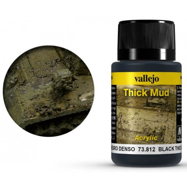 Black Thick Mud - Weathering Effects