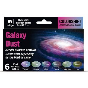 Vallejo Colorshift Set 77092 - Galaxy Dust, 6 x 17 ml