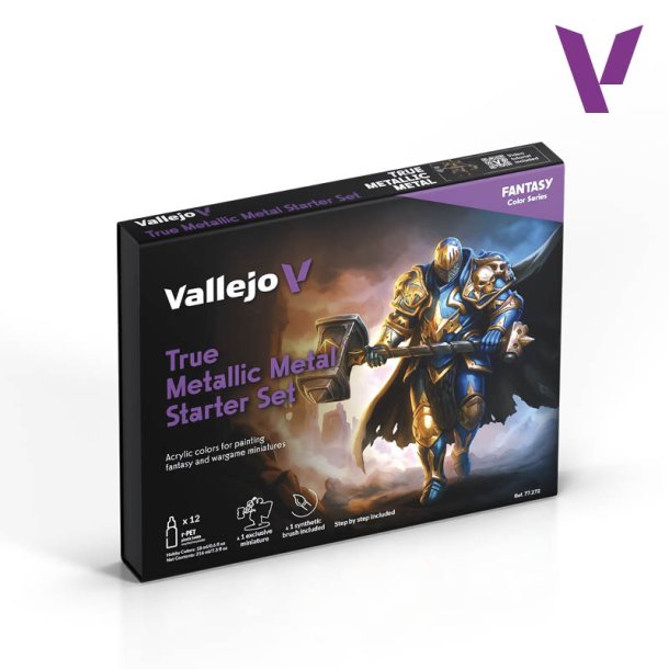 Vallejo True Metallic Metal Starter Set 12 x 18 ml (77272)