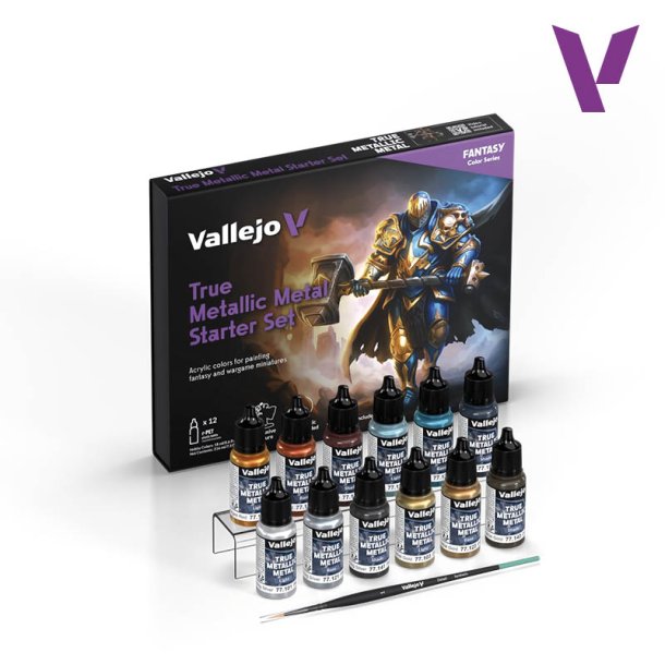 Vallejo True Metallic Metal Starter Set 12 x 18 ml (77272)
