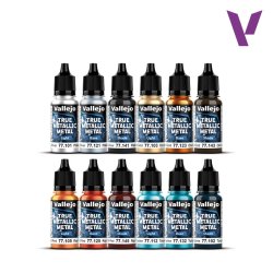 Vallejo True Metallic Metal Starter Set 12 x 18 ml (77272)
