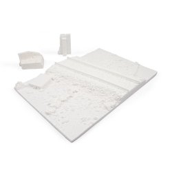 Diorama - jernbane og ruin