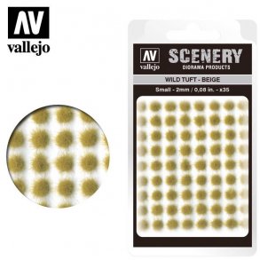 Wild Tuft - Beige. 2 mm