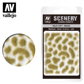 Wild Tuft - Beige. 4 mm