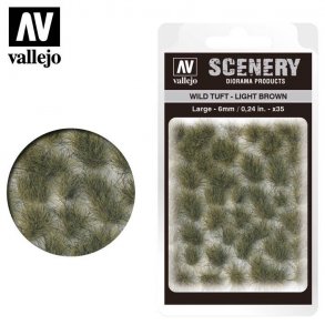 Wild Tuft - Light Brown. 6 mm