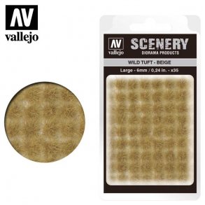 Wild Tuft - Beige. 6 mm