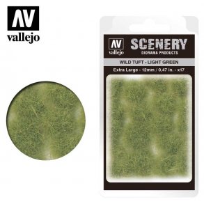 Wild Tuft - Light Green. 12 mm