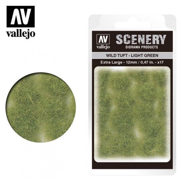 Wild Tuft - Light Green. 12 mm