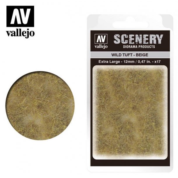 Wild Tuft - Beige. 12 mm