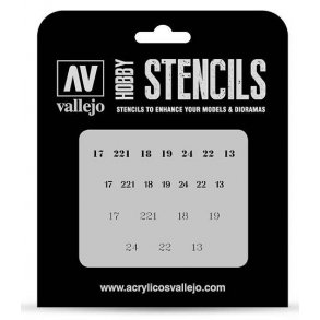Vallejo stencils; mrker fra tidlige sovjetiske kampvogne, Anden Verdenskrig