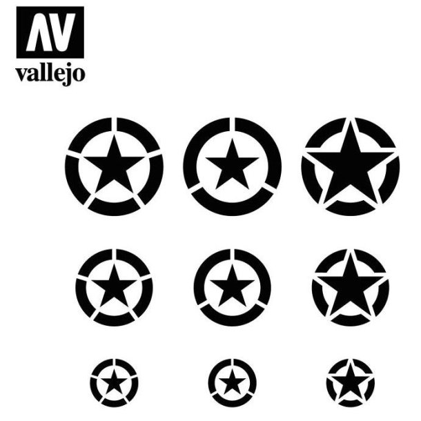 Vallejo stencils; USAF Markings