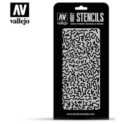 Vallejo stencils; Luftwaffe WWII Shingles Camo