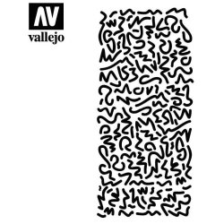 Vallejo stencils; Luftwaffe WWII Shingles Camo