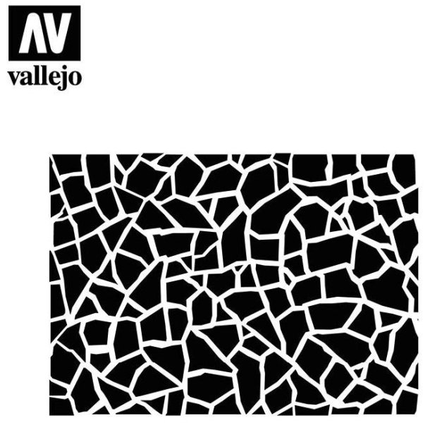 Vallejo stencils; Giraffe Camo WWII