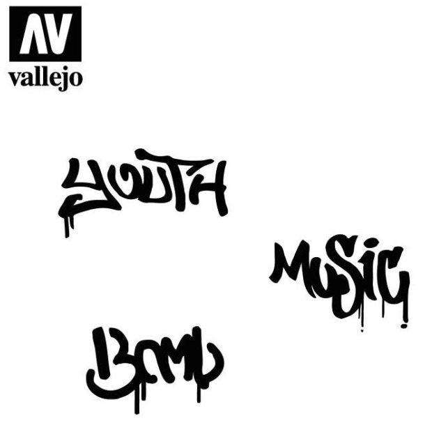 Vallejo stencils; Street Art N&ordm;1