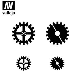 Vallejo stencils; Gear Markings