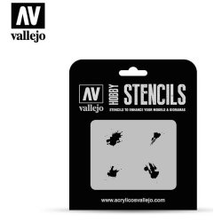 Vallejo stencils; Petrol Spills