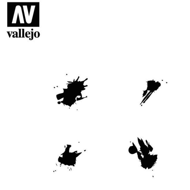 Vallejo stencils; Petrol Spills