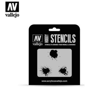 Vallejo stencils; Paint Stains