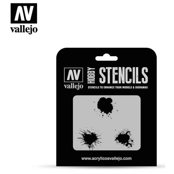 Vallejo stencils; Paint Stains