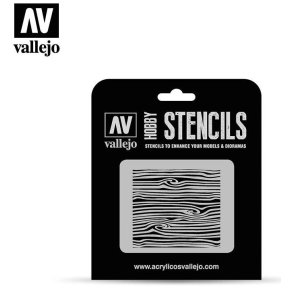 Vallejo stencils; Wood Texture Nº2