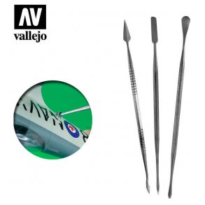 Spartler i rustfrit stl, 3 stk.