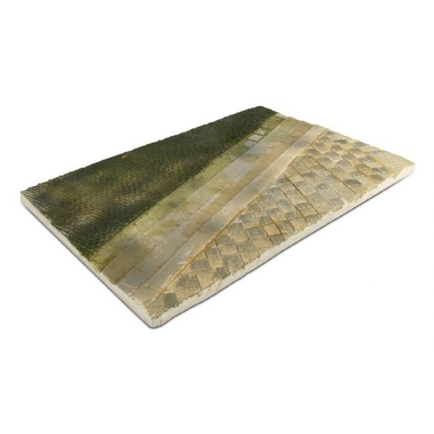 Diorama - vej med brosten