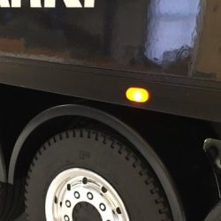 Markeringslys, hvide. 2 stk.