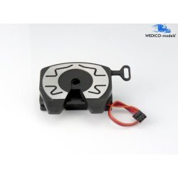 Skammel i aluminium inkl. servo