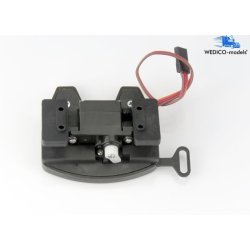 Skammel i aluminium inkl. servo