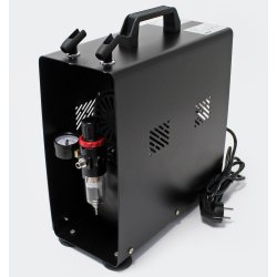 Airbrush Kompressor med lufttank og holdere