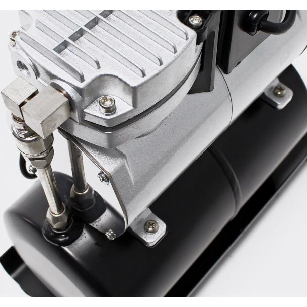 Airbrush Kompressor med lufttank og holdere