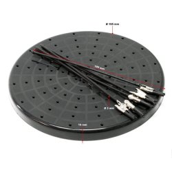 Airbrush materialeholder