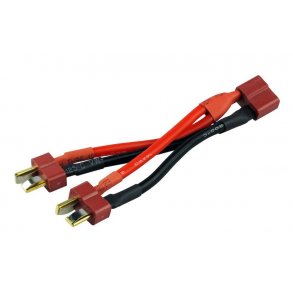Deans-T Parallelt koblingskabel ca. 75 mm 2,5 mm2