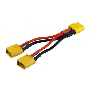XT60 Parallelt koblingskabel ca. 75 mm 2,5 mm2