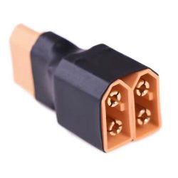 XT-60 HUN - 2 x XT-60 HAN adapterstik