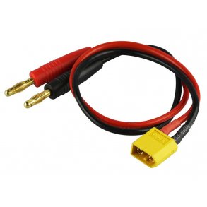 Ladekabel med bananstik og XT-60