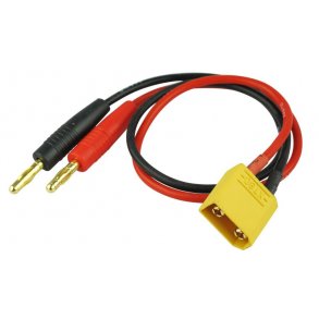 Ladekabel med bananstik og XT-90