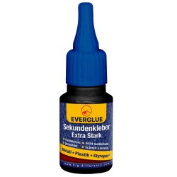 Sekundlim (ekstra strk) til bl.a. metal, plastik, styropor. Medium. Lugtfri. 20 gram