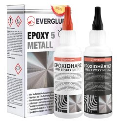 Epoxy 5 minutter METAL, 2 x 100 gram