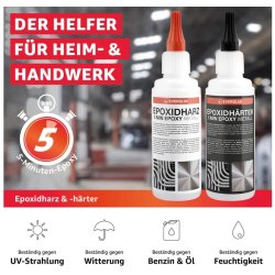 Epoxy 5 minutter METAL, 2 x 100 gram