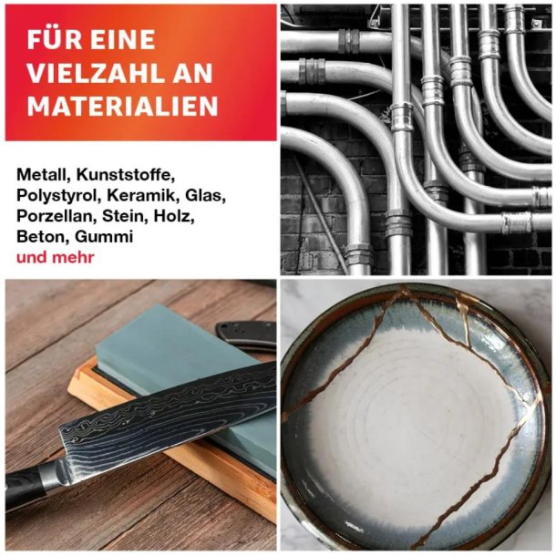 Epoxy 5 minutter METAL, 2 x 100 gram