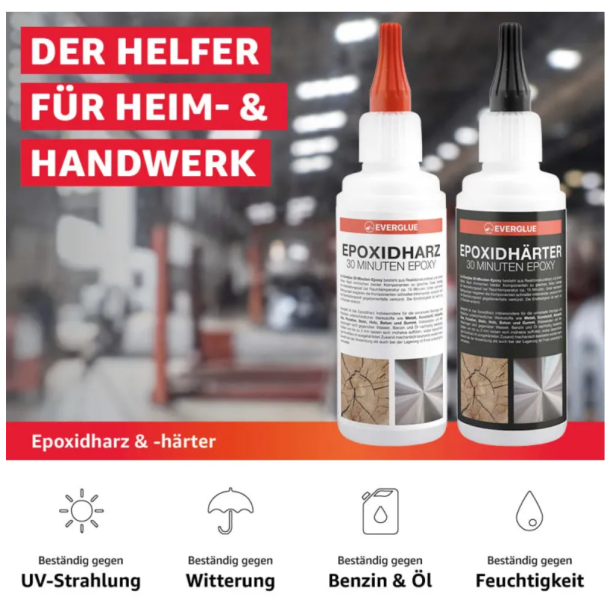 Epoxy 30 minutter, 2 x 100 gram