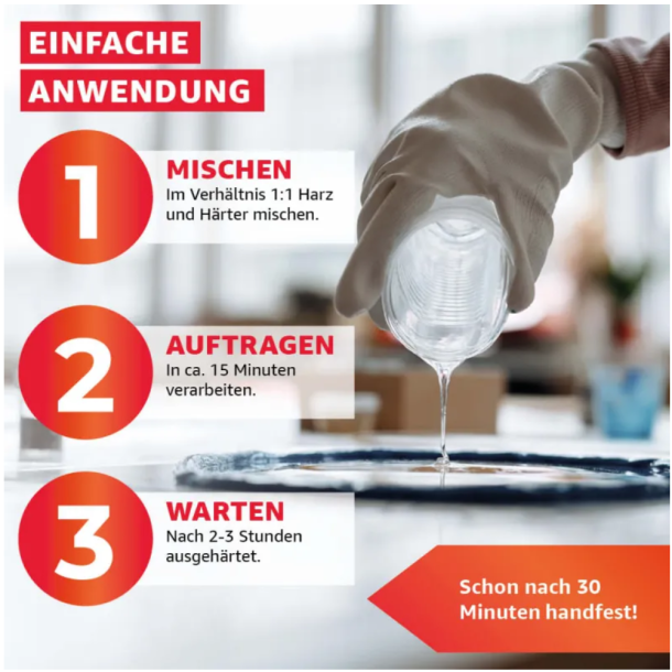 Epoxy 30 minutter, 2 x 100 gram