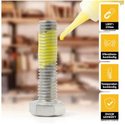 L�se-gel til skruer og m�trikker - mellem styrke, 22 gram