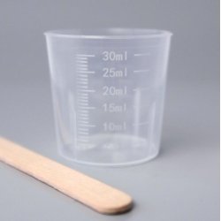 Blandebger 30 ml med rrepind, 5 st