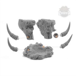 Demon Head - Bases Designer, 28 mm