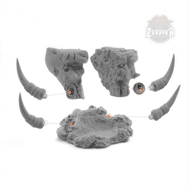 Demon Head - Bases Designer, 28 mm